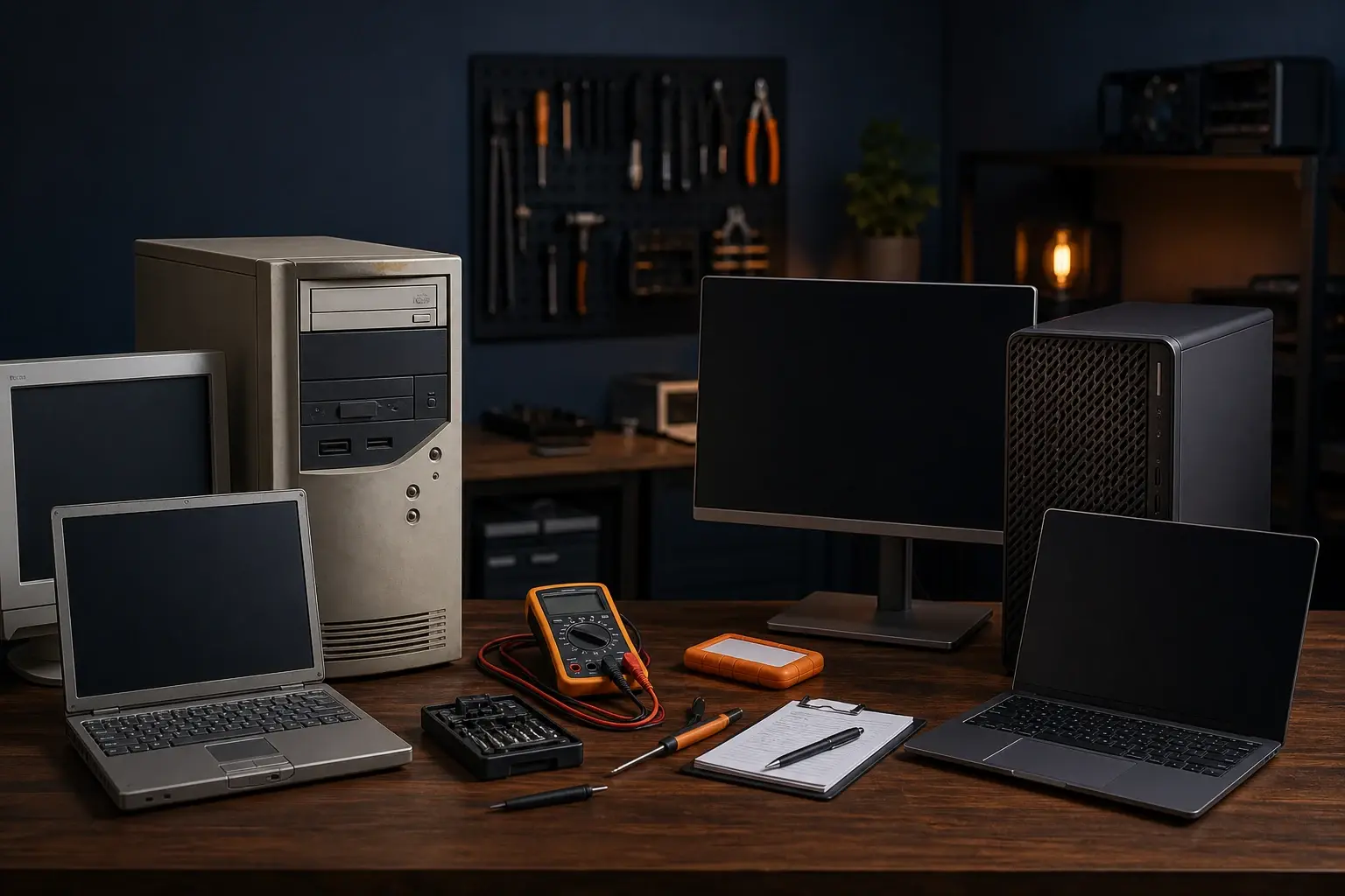 Oudere en nieuwe computers vergelijken voor vervanging