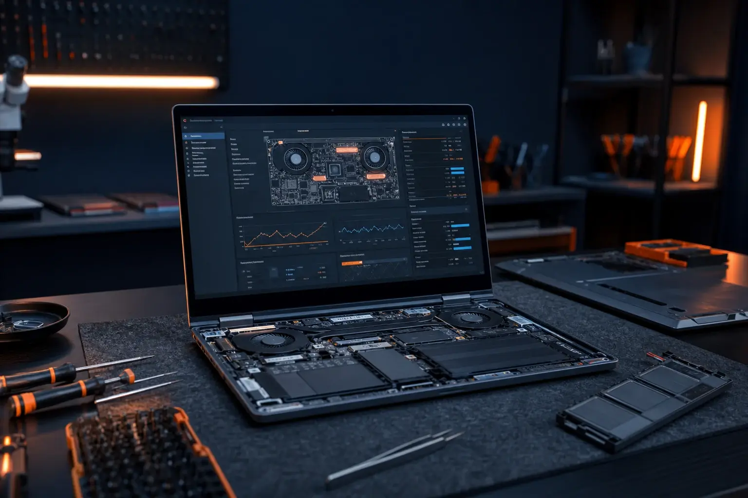Professionele laptop reparatie en diagnose bij ViVa Support