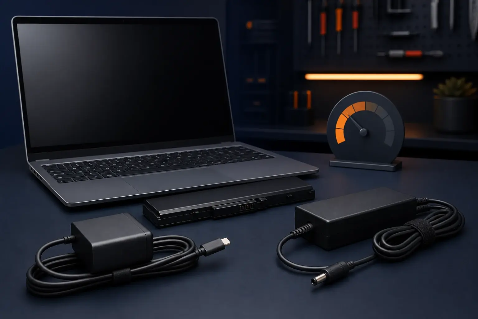 Laptopoplader en laptopaccu veilig kiezen