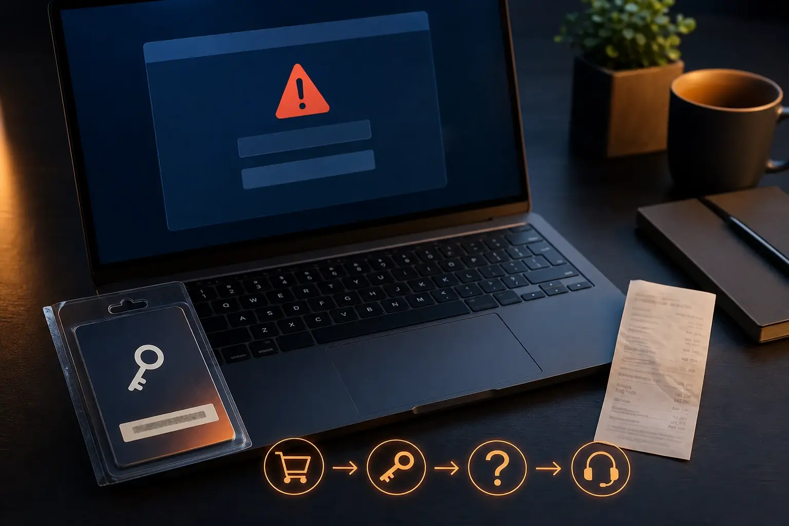 Nieuwe productsleutel werkt niet: wat nu?