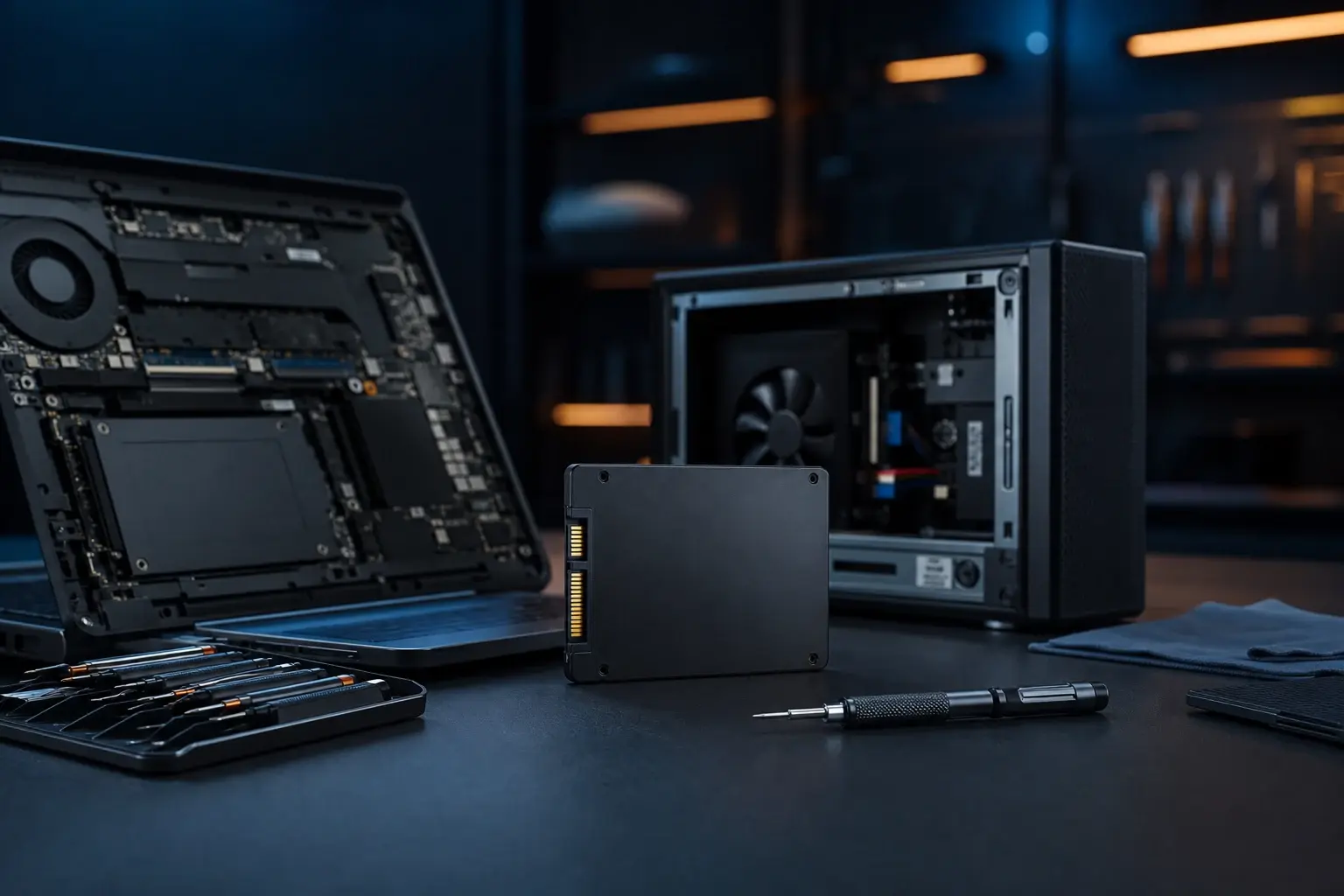 SSD-upgrade voor laptop en desktopcomputer