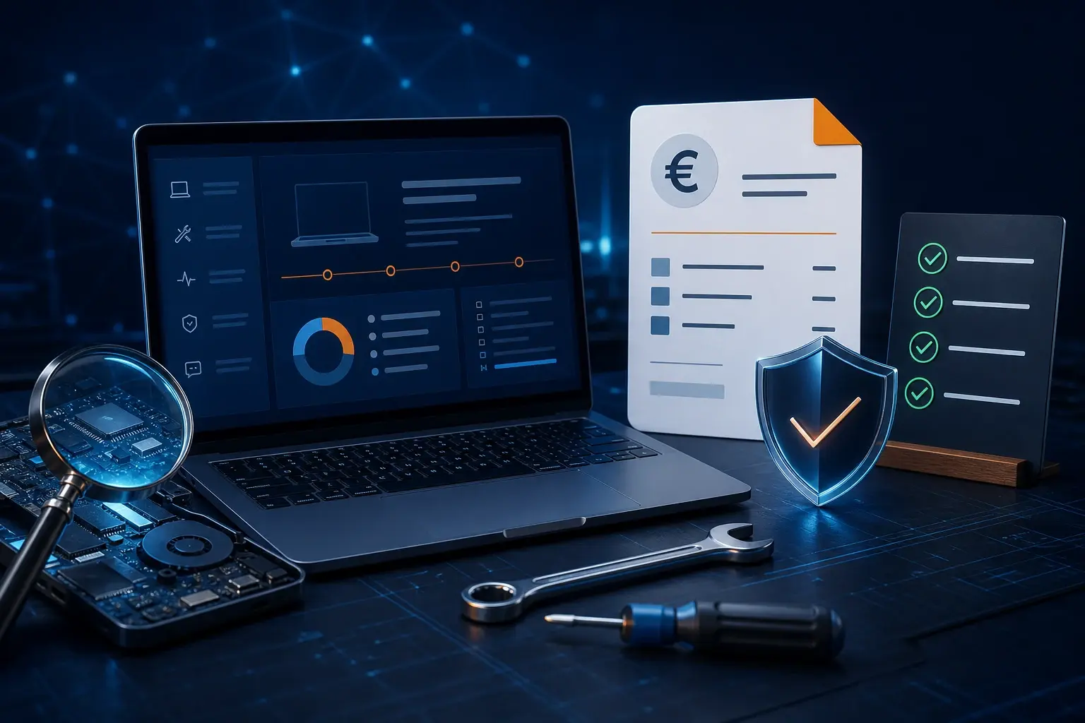 Tarieven, onderzoekskosten en prijsafspraken voor computerreparatie en IT-ondersteuning