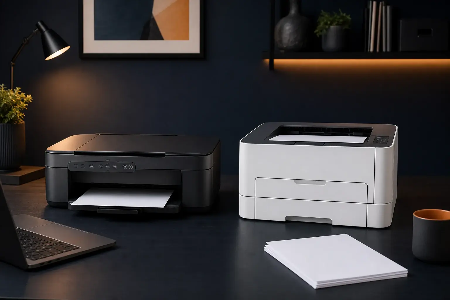 Inkjetprinter en laserprinter vergelijken voor thuis of kantoor